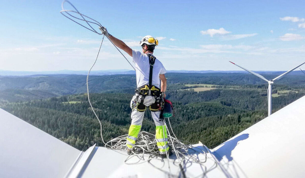 Service och underhåll på vindkraftturbiner med Lifetime Extension bild