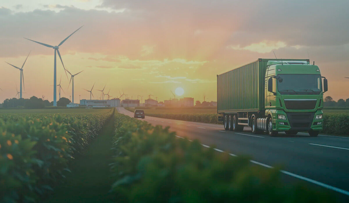 Ruttoptimering för hållbara transporter bild