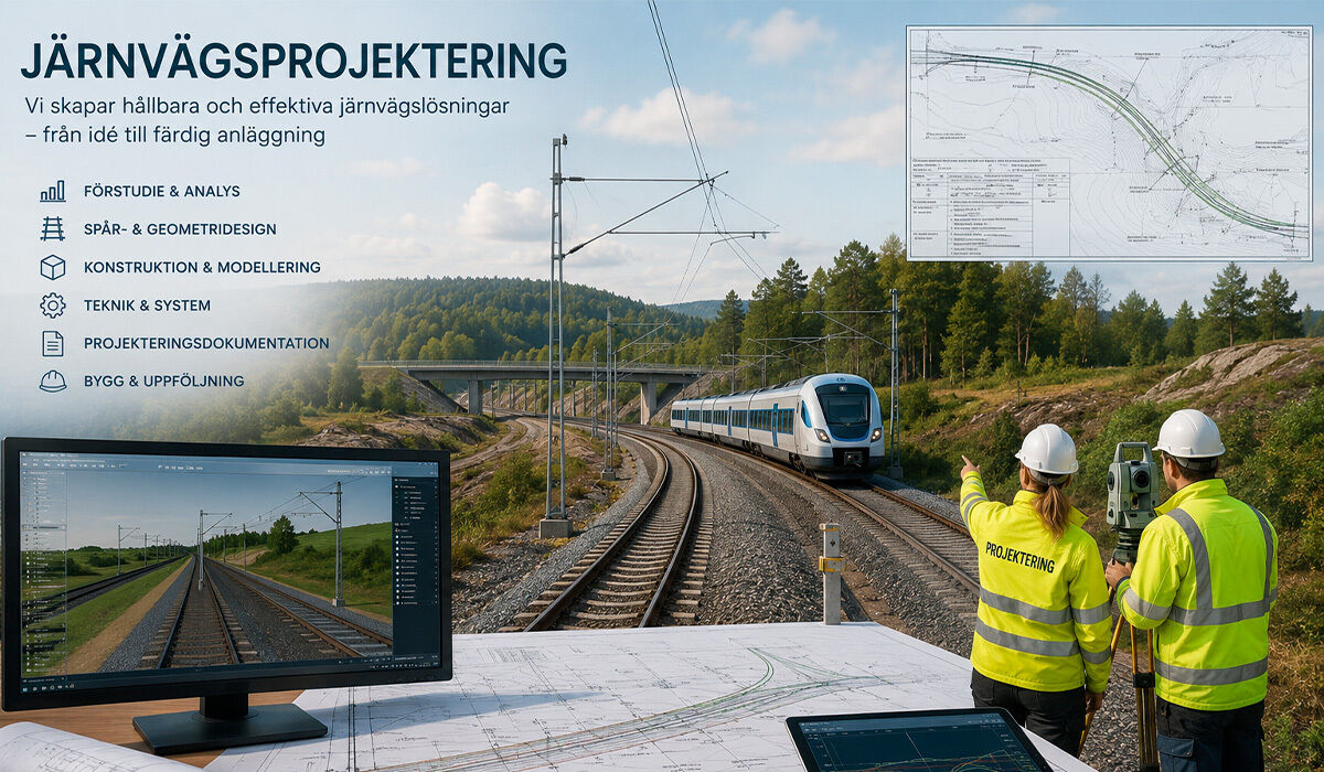 Affärsmässig järnvägsprojektering bild